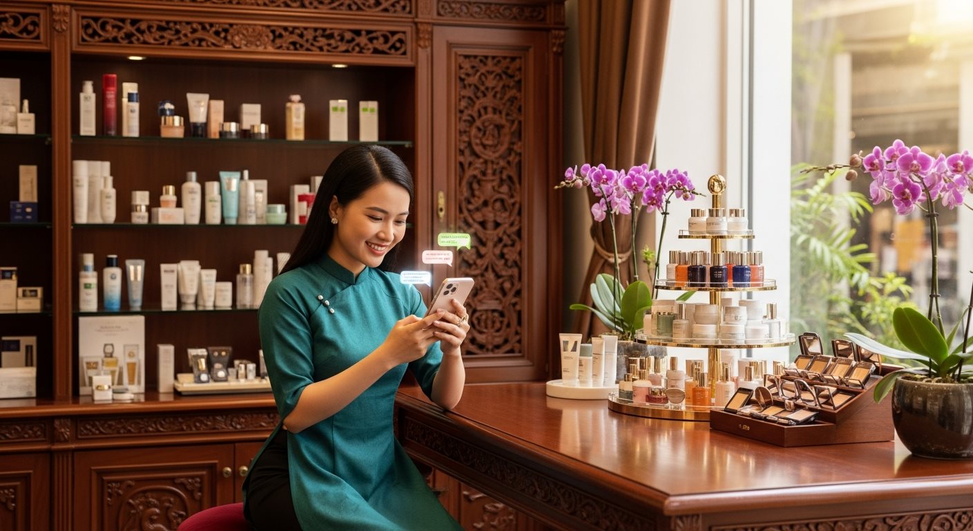 ZaloAI cho shop mỹ phẩm