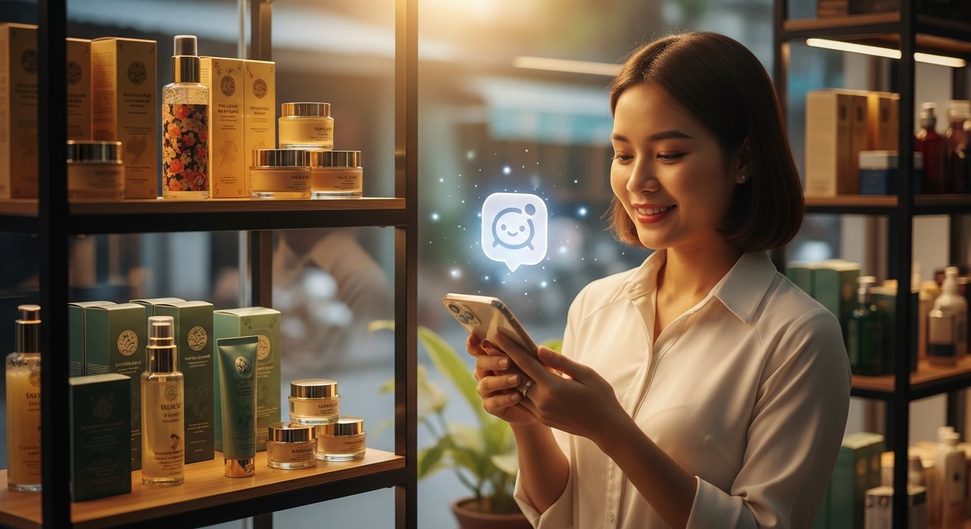 ZaloAI cho shop mỹ phẩm